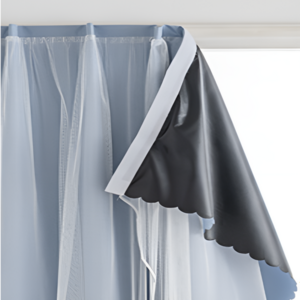 머스트킵 무타공 붙이는 레이스 암막 커튼 벨크로 포함