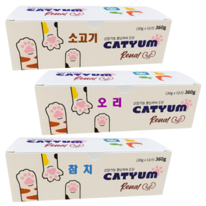 베러펫 레날 신장 전연령 고양이습식사료 소고기+오리+참치 36개, 30g