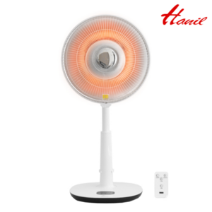한일 하이라이트 히터 선풍기형 사무실 업소용 가정용 전기난로, 1구