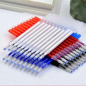 UNBAISER 열펜 고온 컬러펜슬 아이롱펜 재단용 자수펜 초크펜(100개입), 화이트, 얇은펜, 1개