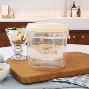 요거잇 유청분리기 그릭요거트 메이커 제조기, 1개, 베이지