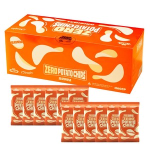 제로감자칩 35g 오리지널 양파맛 개별포장12봉 1박스, 420g