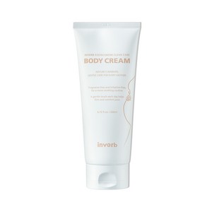 인버브 에센맘 클린 케어 바디 크림, 1개, 200ml