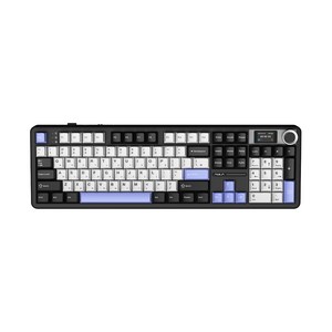 AULA 펀키스 유무선 독거미 한글 기계식 키보드, 오로라 블랙, F108Pro, 경해축