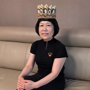 이벤트홀릭 반전 용돈 생일 왕관 파티 용품 부모님 생신 어버이날, 1개, 2.루비 세트(어깨띠 미포함)