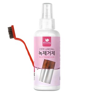 슬로웨이 간편한 스테인레스 녹제거제+브러쉬, 150ml, 1개