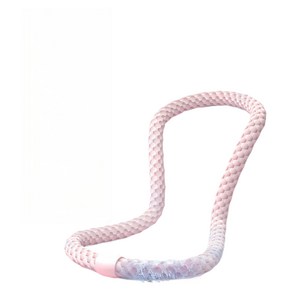 귀월미 소프트 스프링 훌라후프 무소음 허리 복부 운동기구, 약 2.5kg 핑크 [권장 체중 60kg 이하], 1개