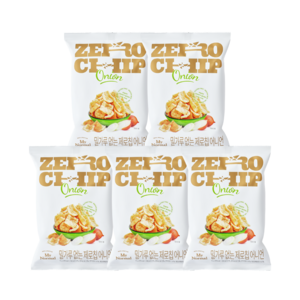 마이노멀 밀가루 없는 제로칩 어니언맛 저당 과자 100% 유기농 현미칩, 5개, 55g