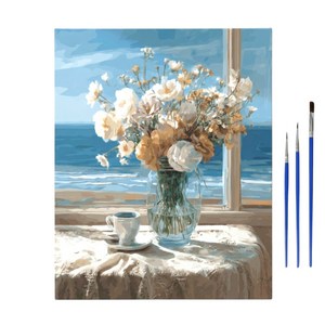 템픽 DIY 명화 그림 그리기 세트, 1개, 04창가꽃