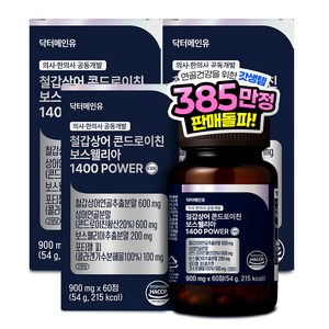 닥터메인유 철갑상어 콘드로이친 보스웰리아 1400 POWER, 60정, 3개