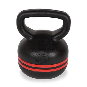 아리프 레드라인 케틀벨, 블랙 + 레드, 16kg, 1개