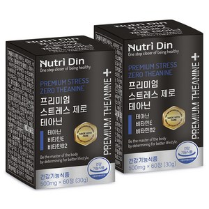뉴트리딘 프리미엄 스트레스 제로 테아닌, 60정, 30g, 2개