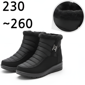 여성 빅사이즈 방한미들부츠 겨울 필수템 230~260