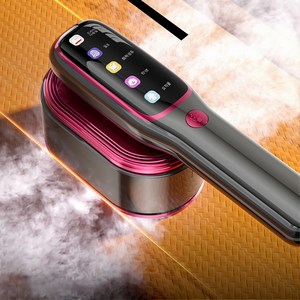 Richmagic 핸디형 다용도 다리미 디지털 LED 5가지 모델 드라이겸 스팀식 다리미, 로즈레드, 1개