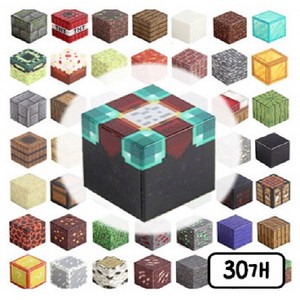 창의력 DIY 자석 큐브 블럭 마그네틱 블럭, B071, 30개