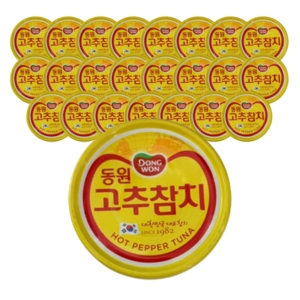 동원참치 고추 참치, 150g, 24개