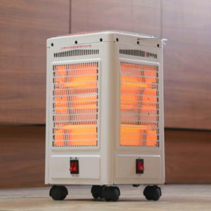 가정용 미니 전기난로 오방난로 절전형 사무실 전기 히터, 화이트