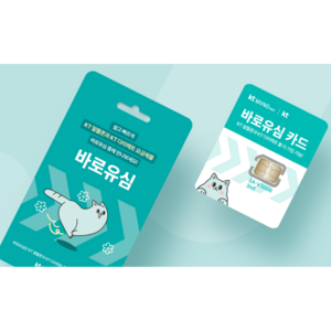 KT 바로유심 알뜰폰 유심칩 USIM (묶음), 2개