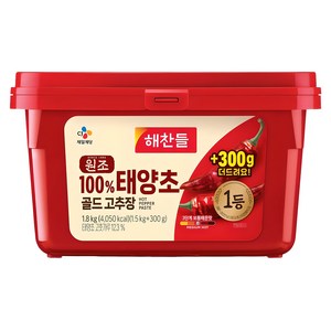 해찬들 태양초 골드 고추장, 1.8kg, 1개