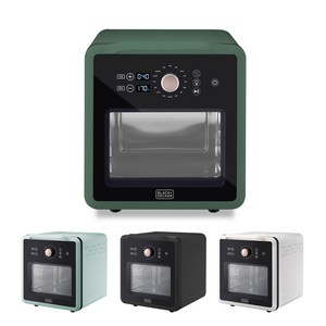 블랙앤데커 올 스테인레스 대용량 오븐 에어프라이어 18L, BXEO2108-A, 딥 그린