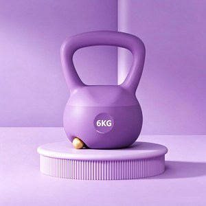 코어 전신운동 케틀벨, 1개, 6kg, 자주
