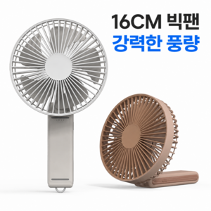 몽땅겟 빅윈드 탁상용 휴대용 선풍기 폴딩형, 화이트, F07