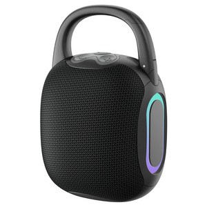 RUNHome TWS 휴대용 5.4 블루투스 스피커 미니 LED 자전거 캠핑, 블랙, x7