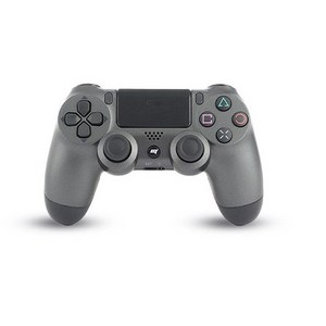 PS4 플스4 PC 스팀 게임패드 듀얼쇼크4 호환 컨트롤러 블루투스 피파 무선 더블쇼크, 메탈 실버, 1개