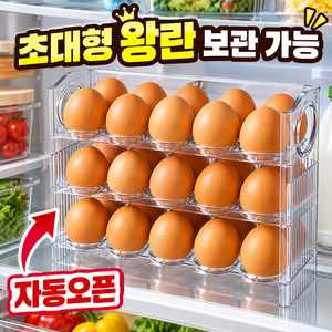 엔비라이프 자동 오픈 계란 트레이 30구, 1개, 화이트