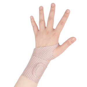 한현 1mm 얇은손목보호대 2P 좌우통용, 2개, 살색, 살색