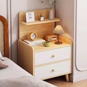 Serendipity Bloom 협탁 북유럽풍 원목 서랍형 협탁 거실 쇼파 침실 H158-008, 오크색, 1개