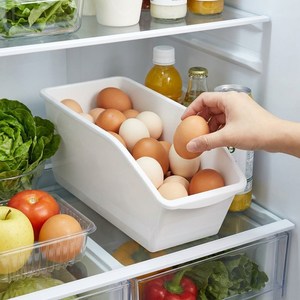 보관함 냉장고 계란 트레이 달걀 정리함 주방 수납, 1개, 화이트