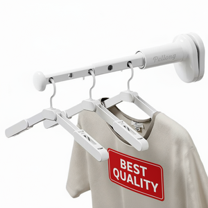 펠롱샵 튼튼한 벽걸이 접이식 빨래건조대 고급형 휴대용 실내 베란다 옷걸이 행거 공간활용 베스트 2개