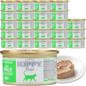 키피 그레인프리 무스 파테 고양이 습식사료, 24개, 85g, 토끼