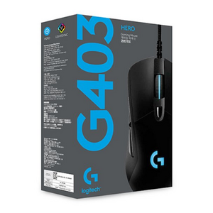 [쿠팡수입] 로지텍 G403 HERO 게이밍 마우스, M-U0049, 블랙