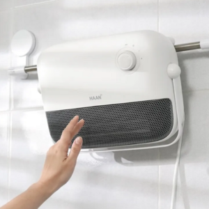 [25년 신형] 한경희 더모아온 가정용 욕실 온풍기 벽걸이형 초저소음 무타공 PTC 화장실 히터