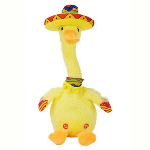 MJS JOYFUL 춤추는 선인장 인형 말따라하는 녹음기능 조절 가능 노래재생, B-12, 1개