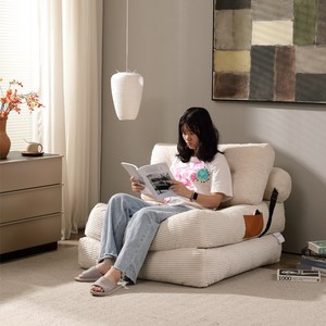 BBOTAR 1인용접이식 소파베드 쇼파 겸용 1인용 소파, 그레이