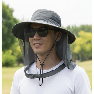 에잇홈 벌초 양봉모자 망사모자 낚시 야외 작업용, 1개