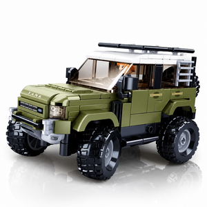 SUV 자동차 블록 조립 장난감 오프로더 모형 만들기 키트 남아 선물 317PCS, 1개