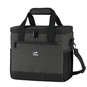 타닥 에센셜 소프트 쿨러백 보온 보냉가방 아이스박스 보냉백, 그레이, 17L