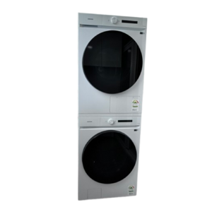 삼성전자 비스포크 그랑데 AI 세탁기 WF24CB8650BW + 건조기 DV17CB6600BW 24kg + 17kg 직렬설치키트 방문설치, WF24CB8650BW7N, 화이트