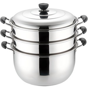 퀸센스 3단 찜냄비, 32cm, 1개