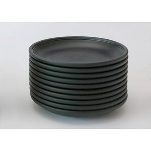 원형 미니접시 반찬그릇 찬기 앞접시10p세트, 블랙, 원형접시, 10세트