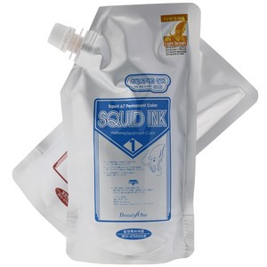 스퀴드 잉크 컬러 트리트먼트 염색약 1제 x 500g + 2제 x 500g, 6N 라이트 브라운, 1개