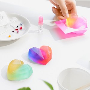 비누만들기 키트 diy 체험 초등만들기키트 재료 베이스 집콕놀이 초등학생 유치원 답례품_하트 더블업, 400g, 1개입
