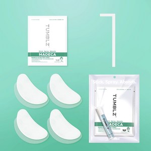 텀블즈 마데카 90 멜팅시트 / 진정 회복 녹는마스크팩, 1개, 4개입