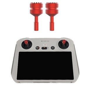DJI RC RC2 조이스틱팁 리모컨 스틱 커버 드론 조종기 고정캡 액정형 전용, 1개, (에어3) 조이스틱팁(레드)(RC)