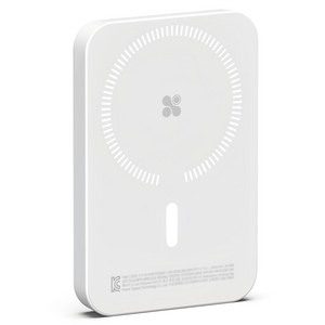 스피디 맥세이프 무선 충전 보조배터리 5000mAh, SPE-B2DC5WL05W, 화이트