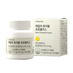 데일리 츄어블 프로폴리스 구강건강 90캡슐, 1개, 90정